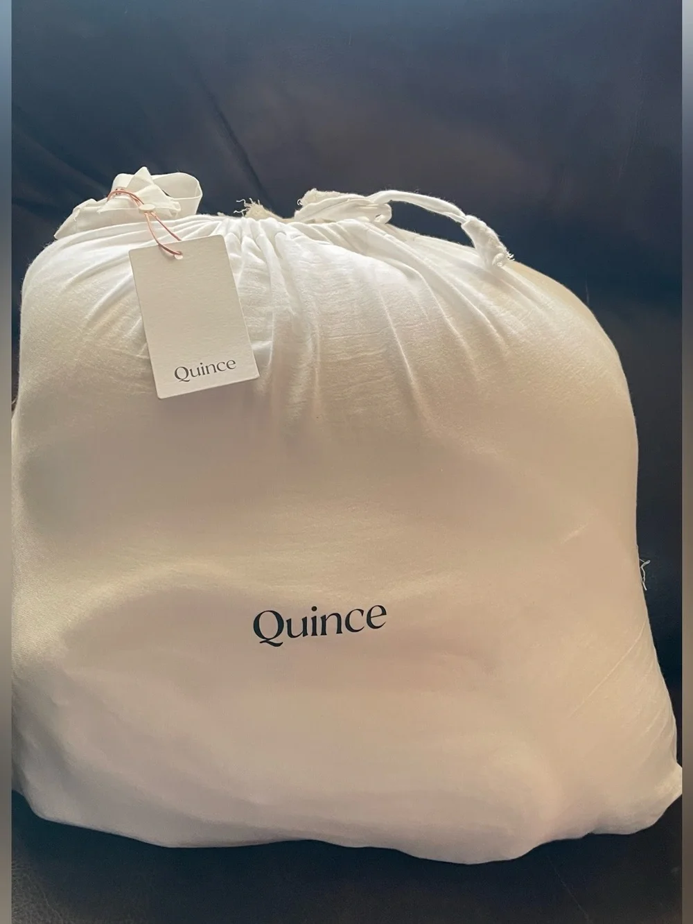 NWT Quince Organic Cotton Airy Gauze Duvet Cover Set, King/Cal King (White)